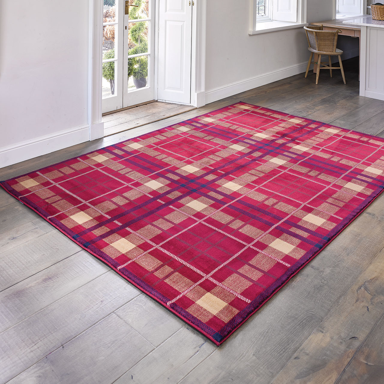 Glenside Polypropylene Tartan Rug and Runner Range