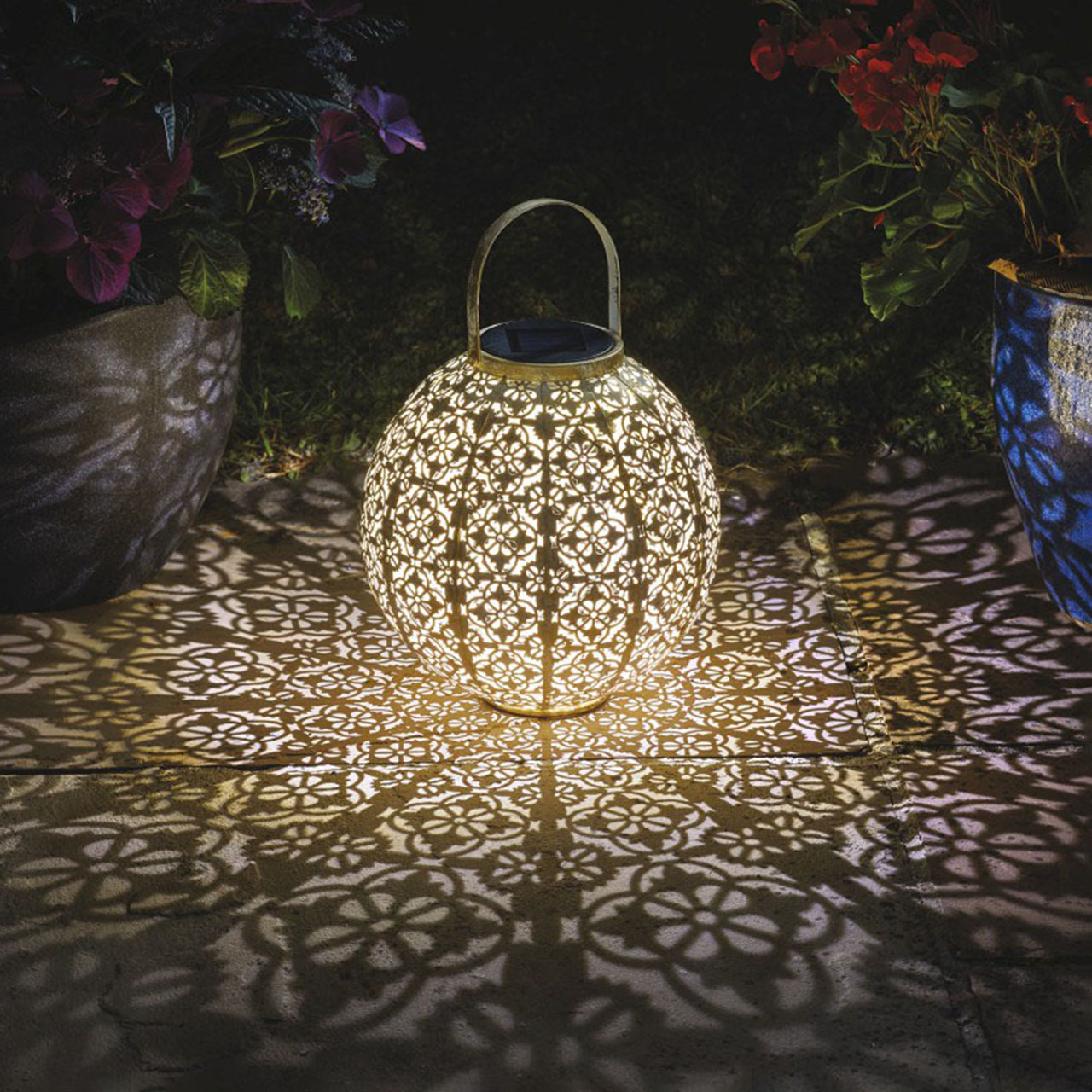 Marrakech Solar Garden Lantern - Medium