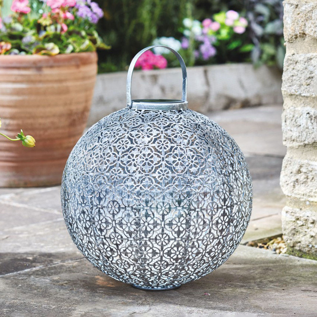 Marrakech Solar Garden Lantern - Medium