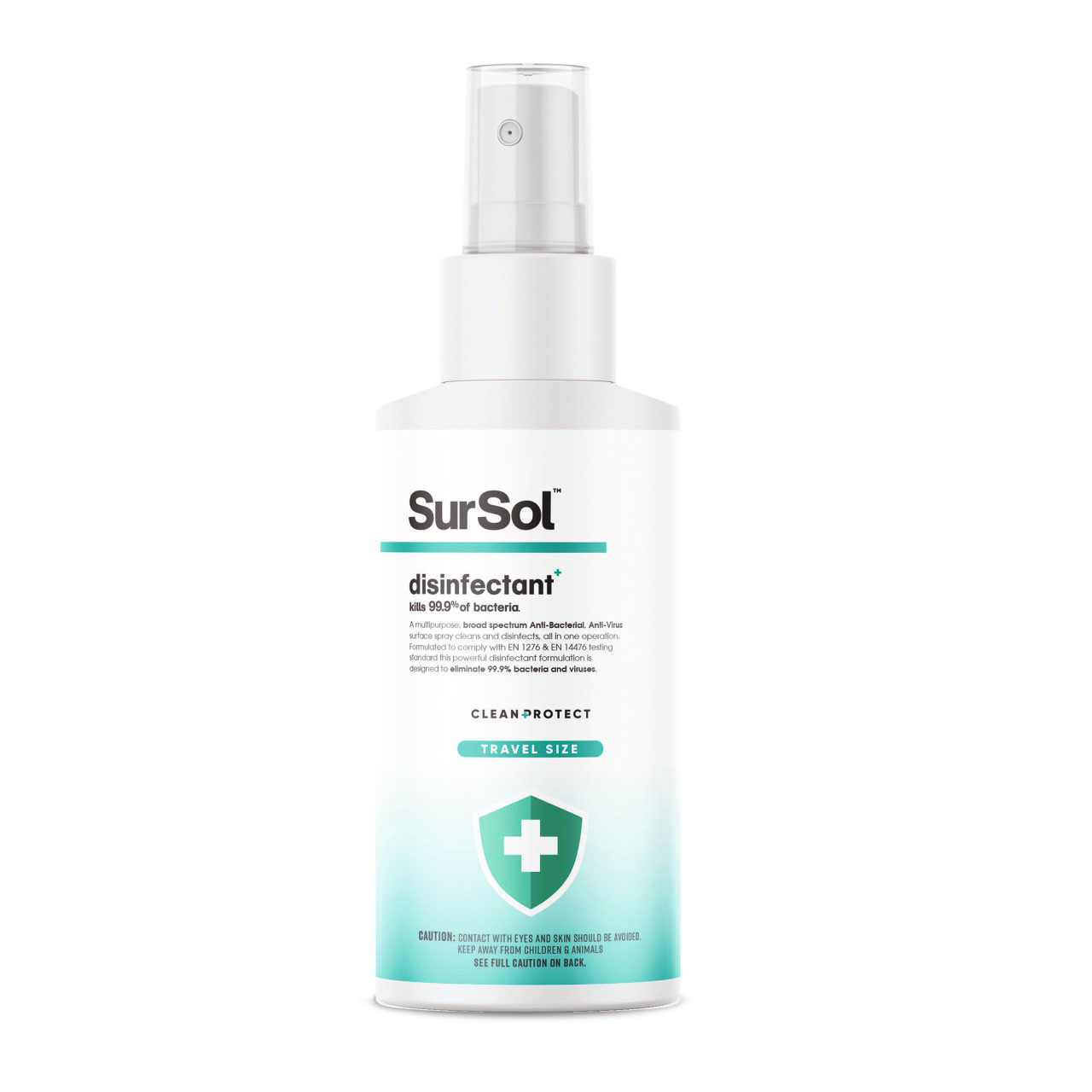 SurSol? Antibacterial Disinfectant Surface Spray ? 500ml with free 50ml Handbag Size