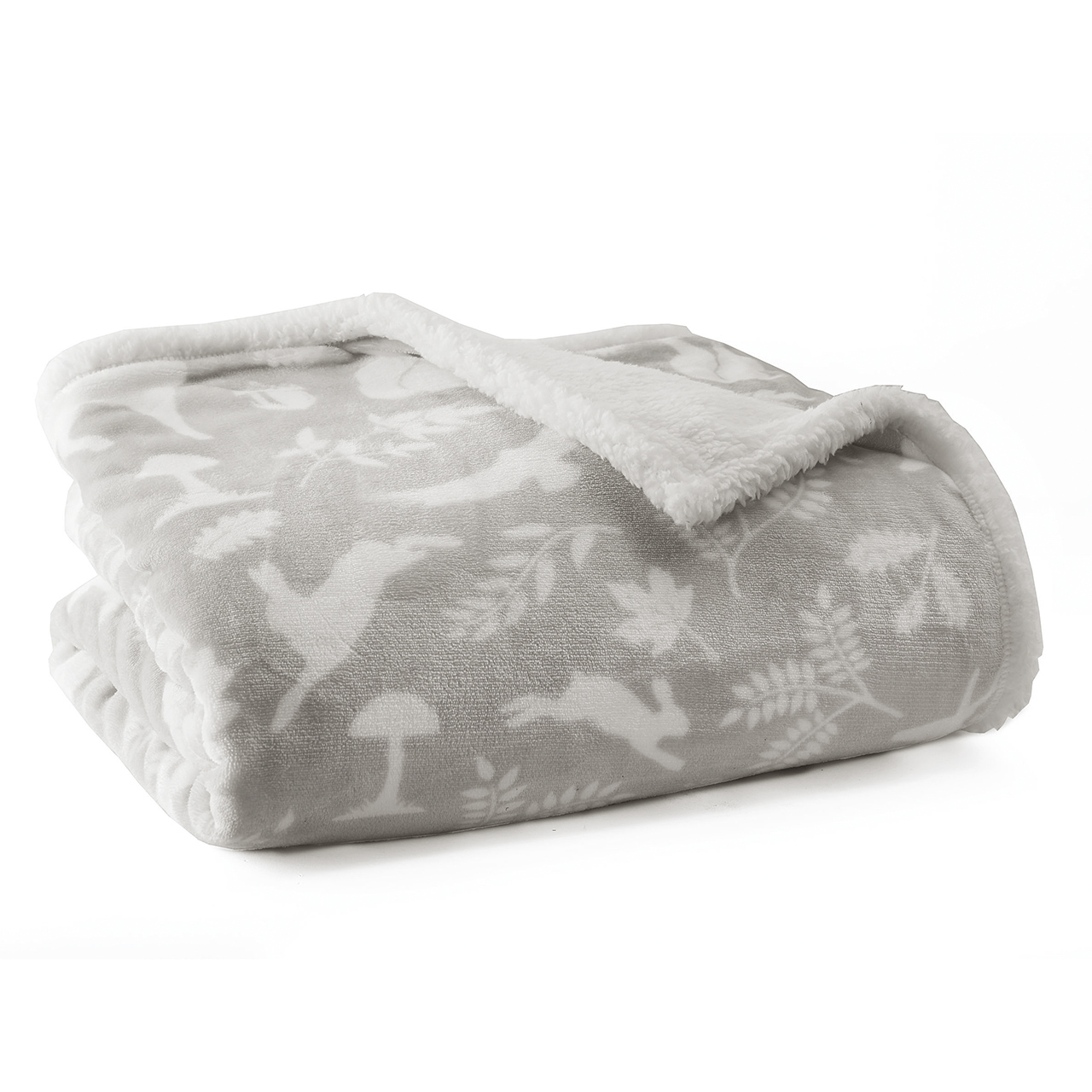 Ultrasoft Winter Sherpa Fleece Throw