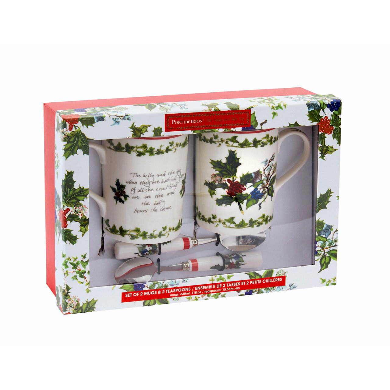 Portmeirion® Holly & Ivy Mug and Spoon Set