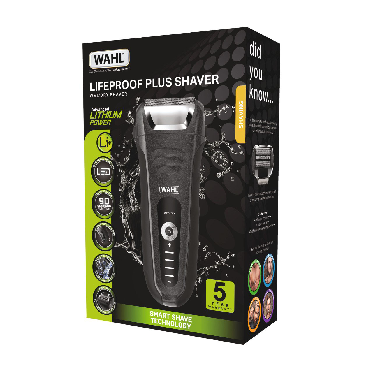 Wahl Lifeproof Plus Wet and Dry Shaver