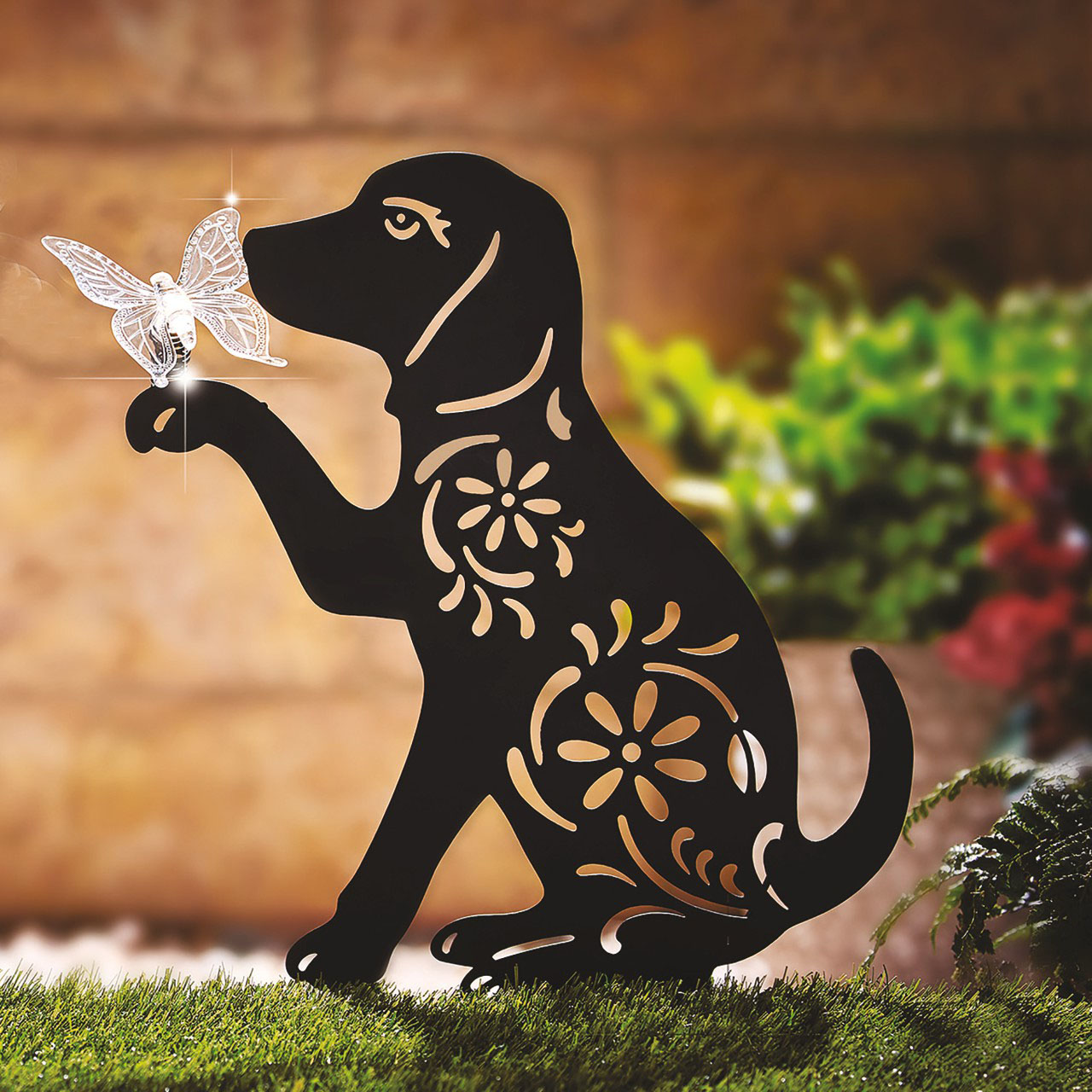 Animal Silhouette Solar Light Stake