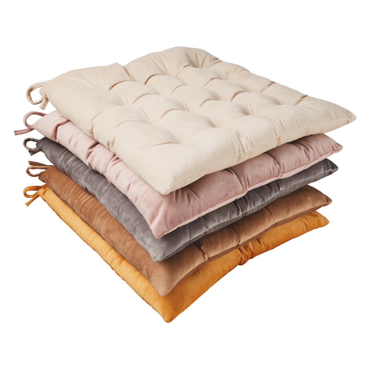 Velvet chair pads hot sale