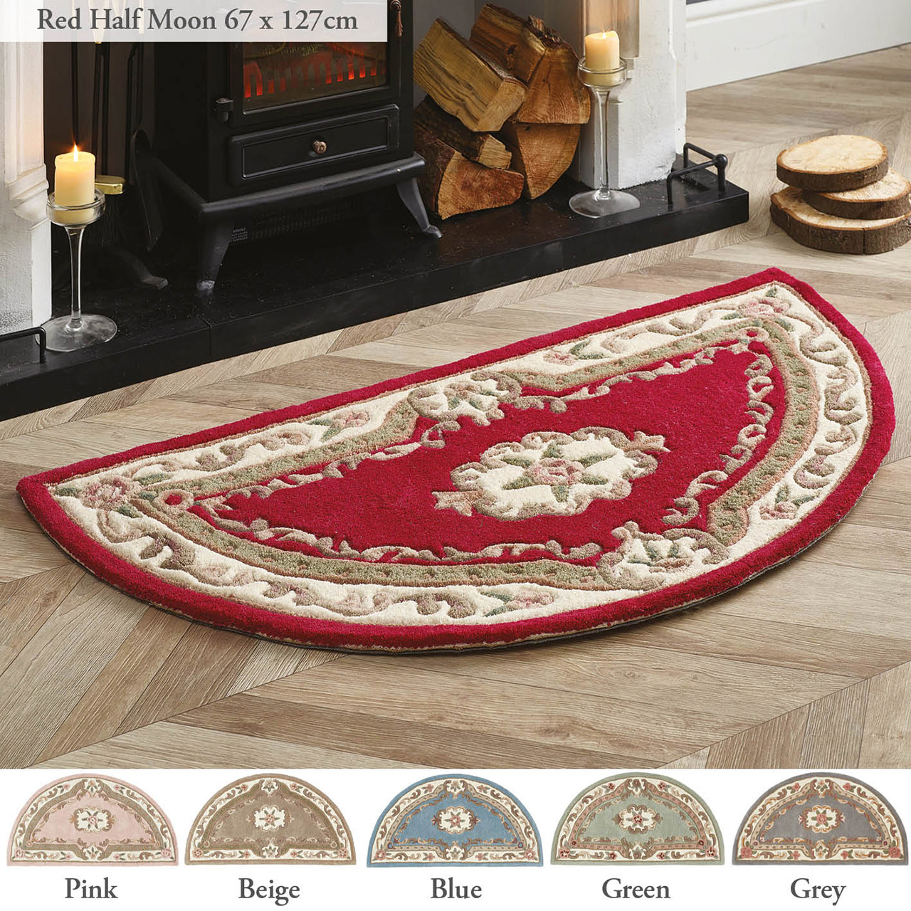 Traditional Hand Tufted and Sculpted Pure Wool Rug