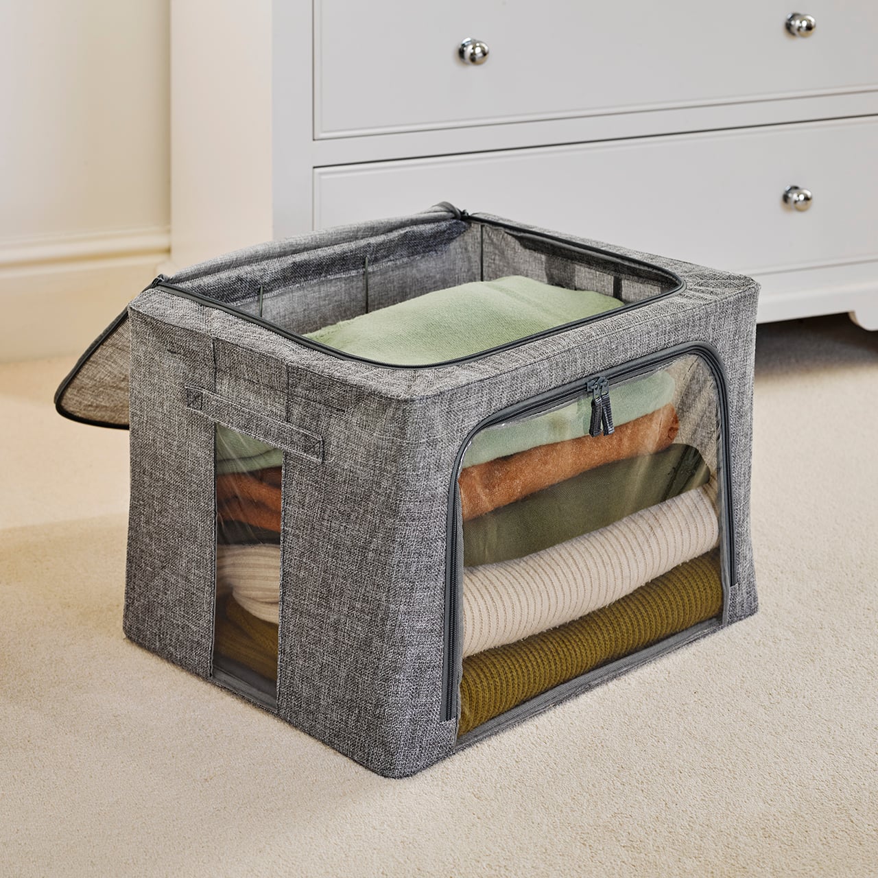 Single Stackable Foldable Storage Box