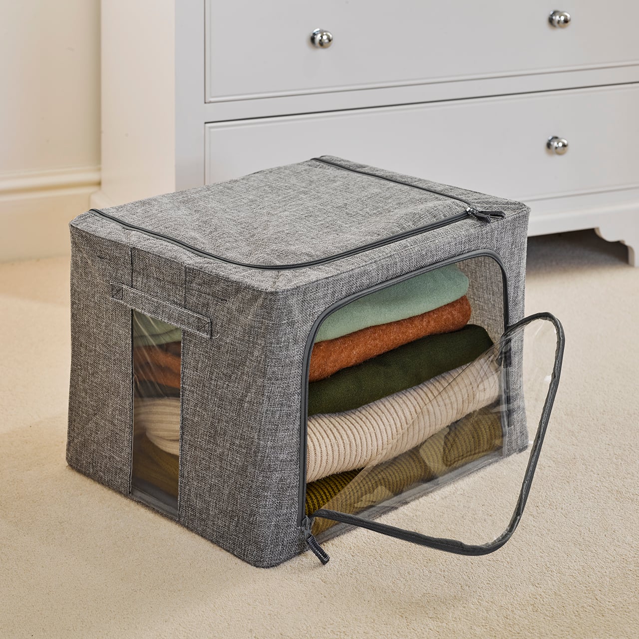 Single Stackable Foldable Storage Box