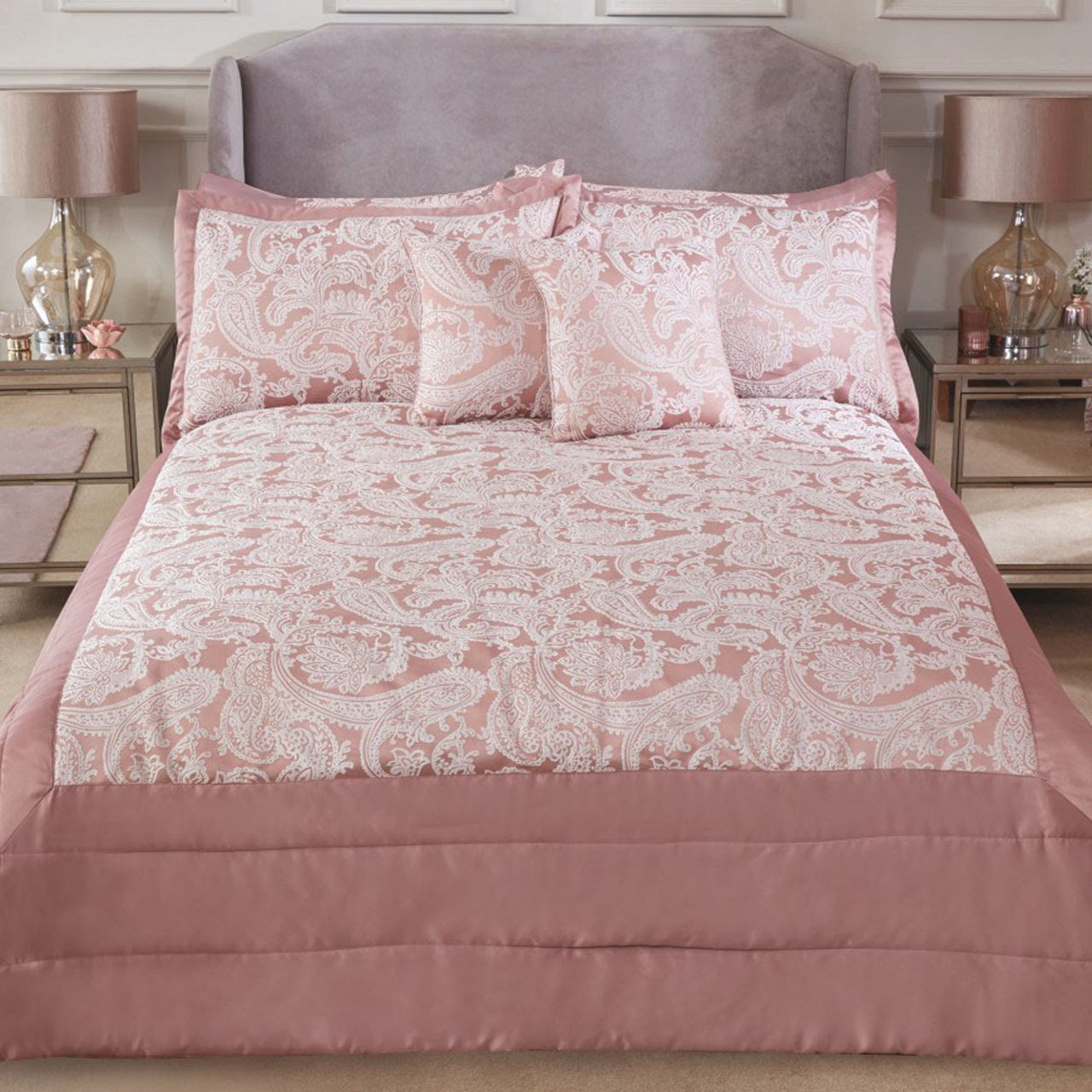 Duchess Satin Bedspread Set