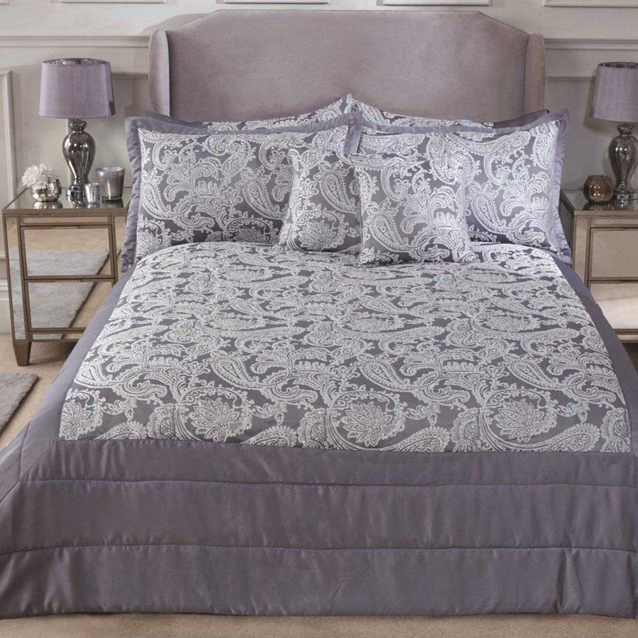 Duchess Satin Bedspread Set