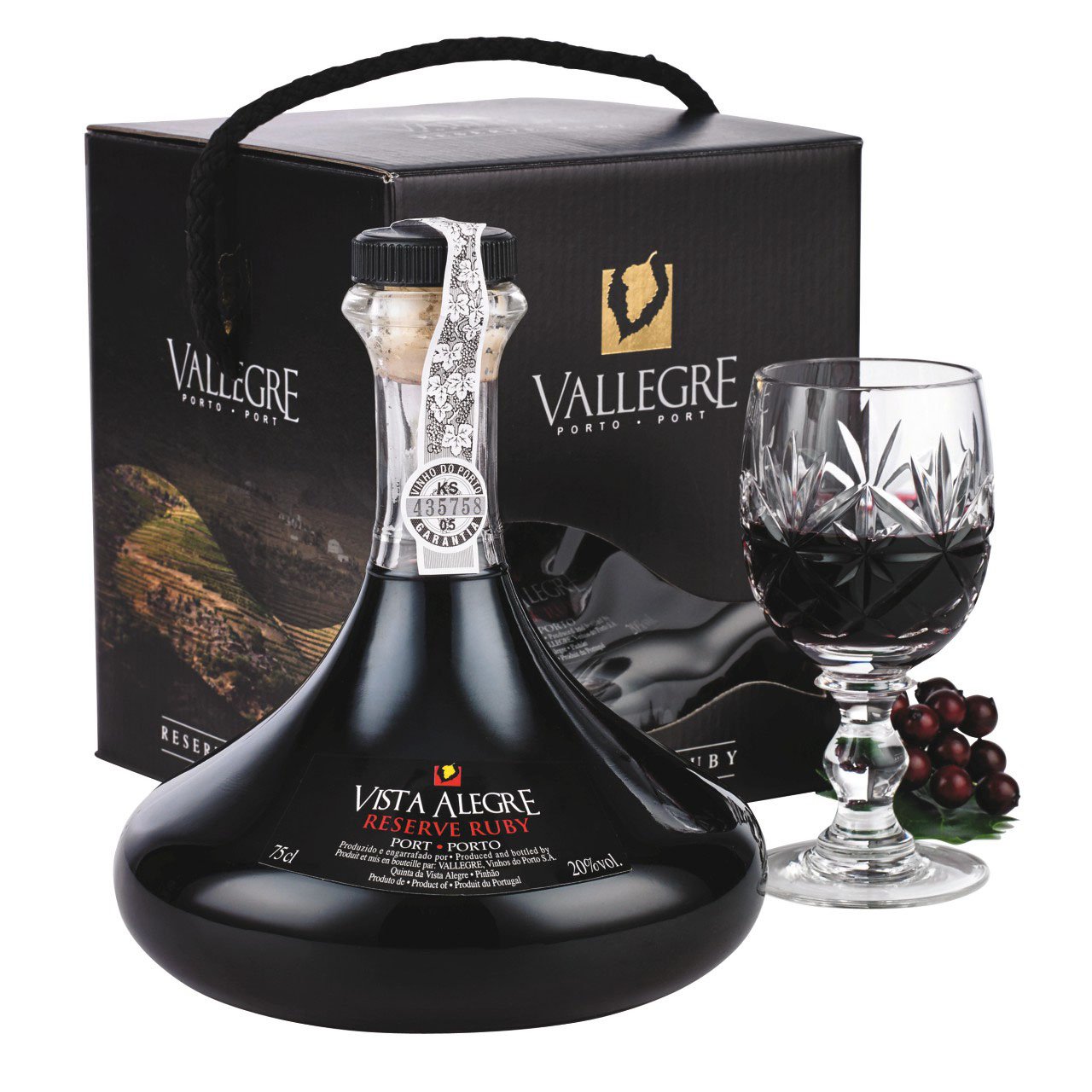 Vista Alegre Ruby Port in a Decanter