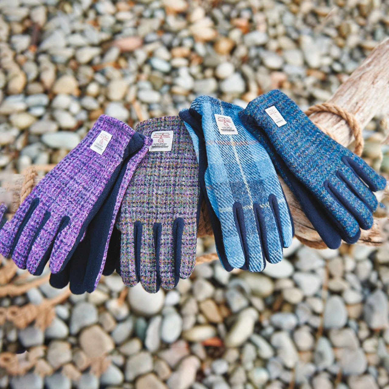 Ladies Isla Harris Tweed Gloves