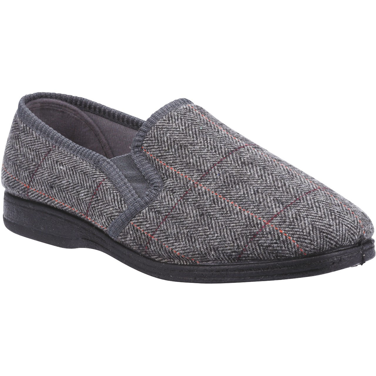 Men's Memory Foam Tweed Slippers