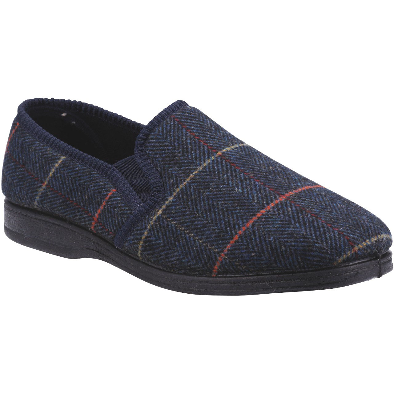 Men's Memory Foam Tweed Slippers