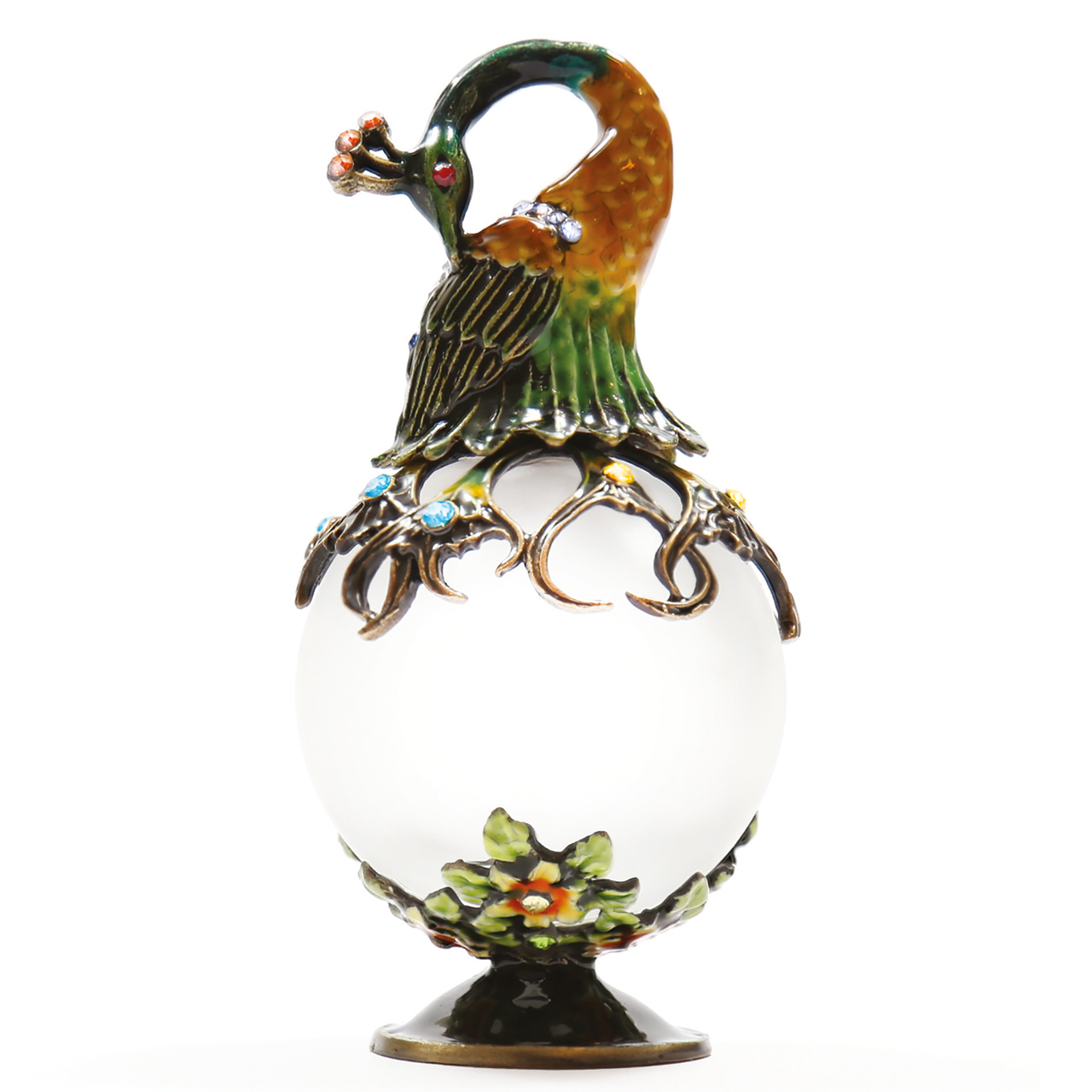 Peacock Perfume Bottle