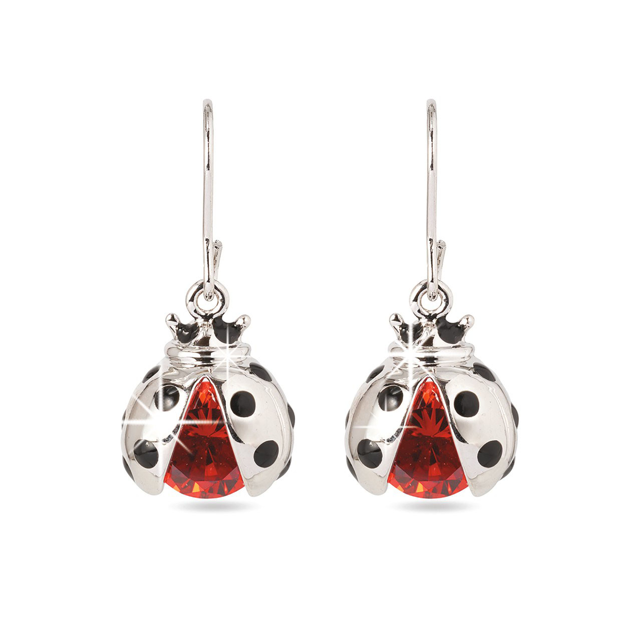 Ladybird Pendant and Earrings Set