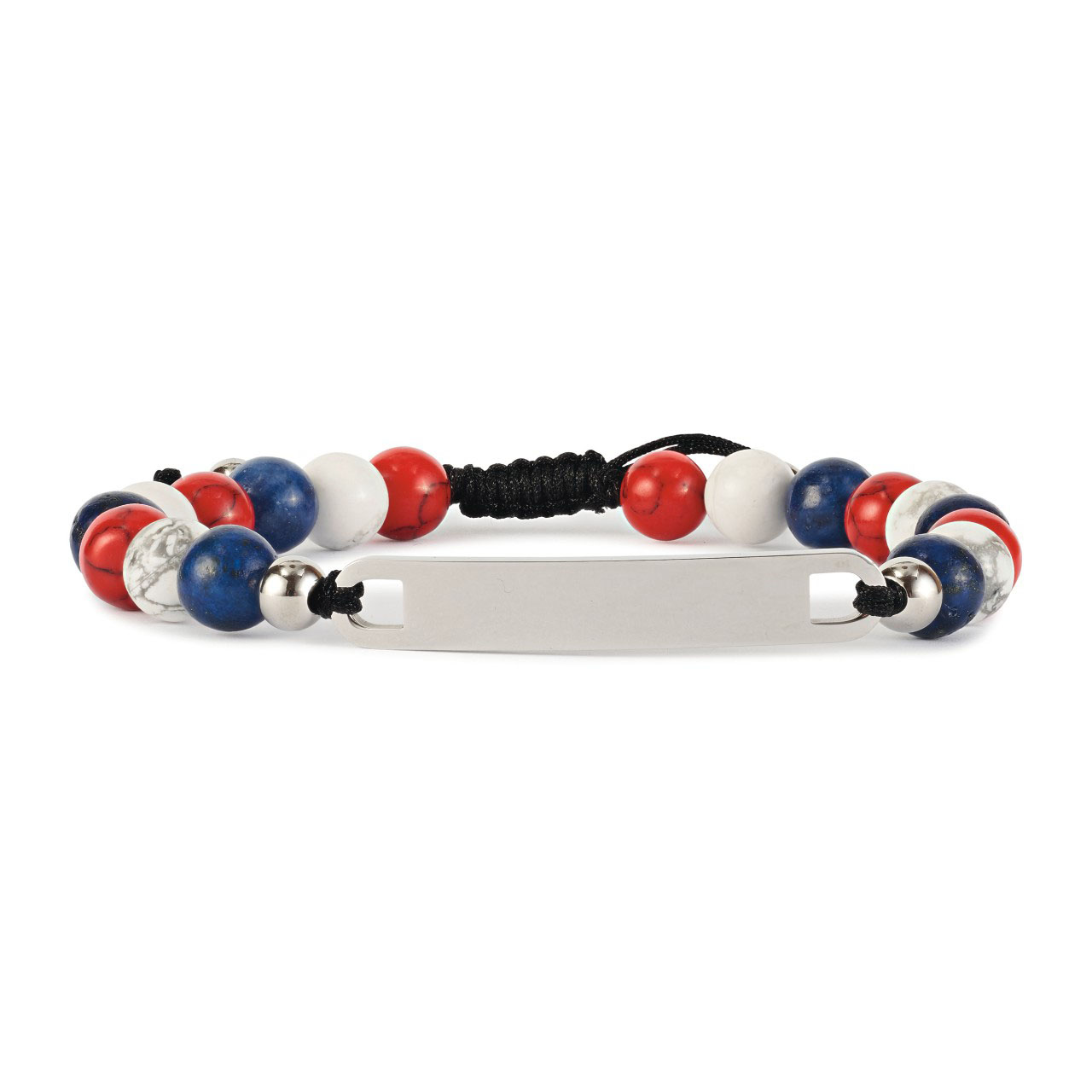 Men's Commemorative Bead Bracelet