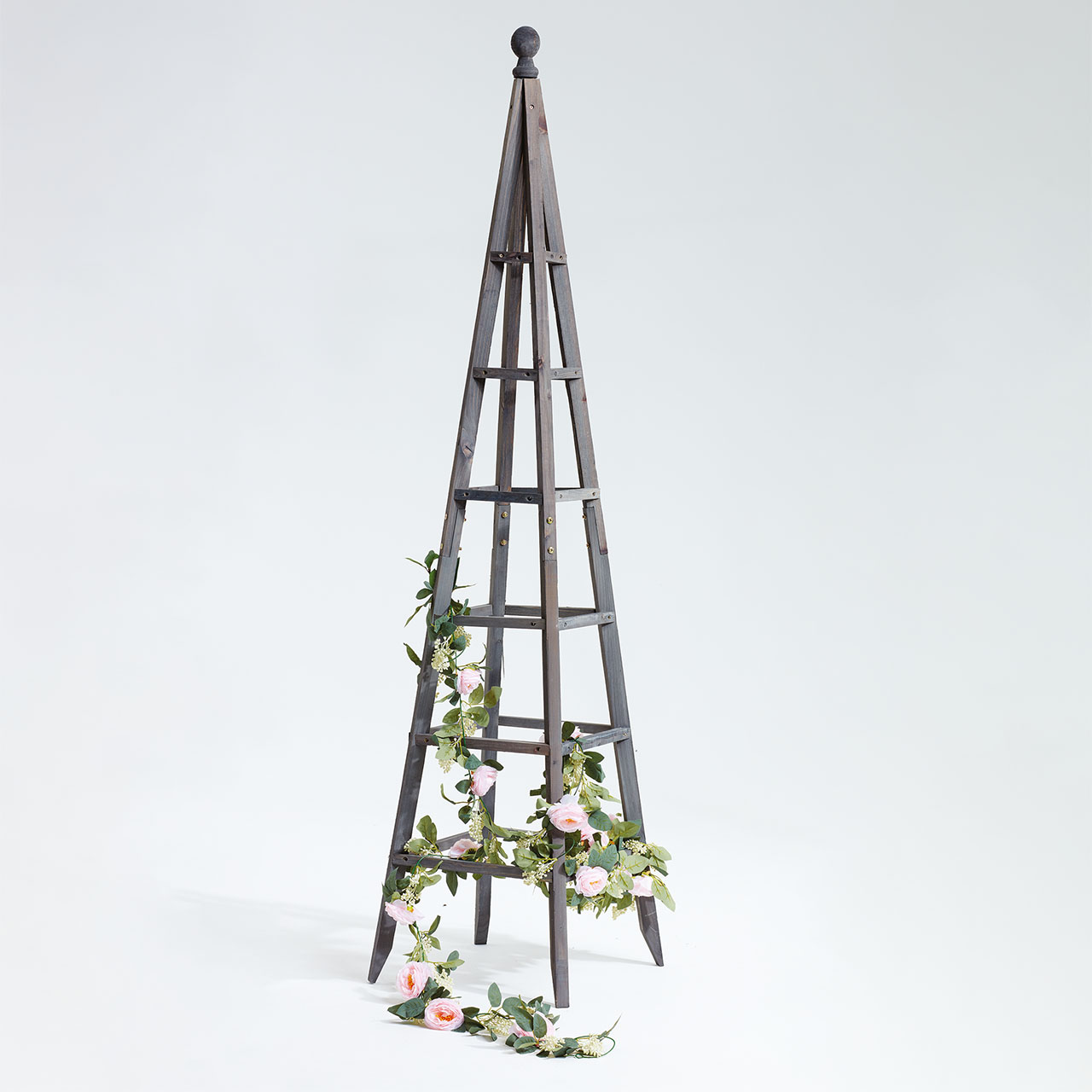 Wooden Garden Obelisk