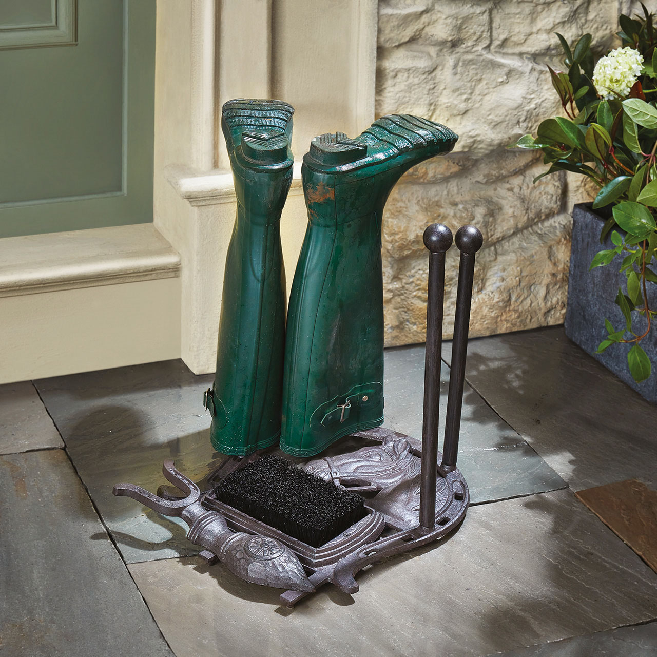 Cast iron sales boot rack