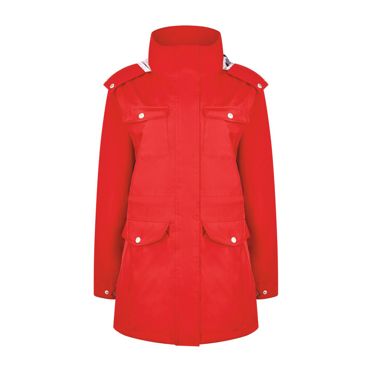 Ladies' Water Resistant Coat with Scottie Lining