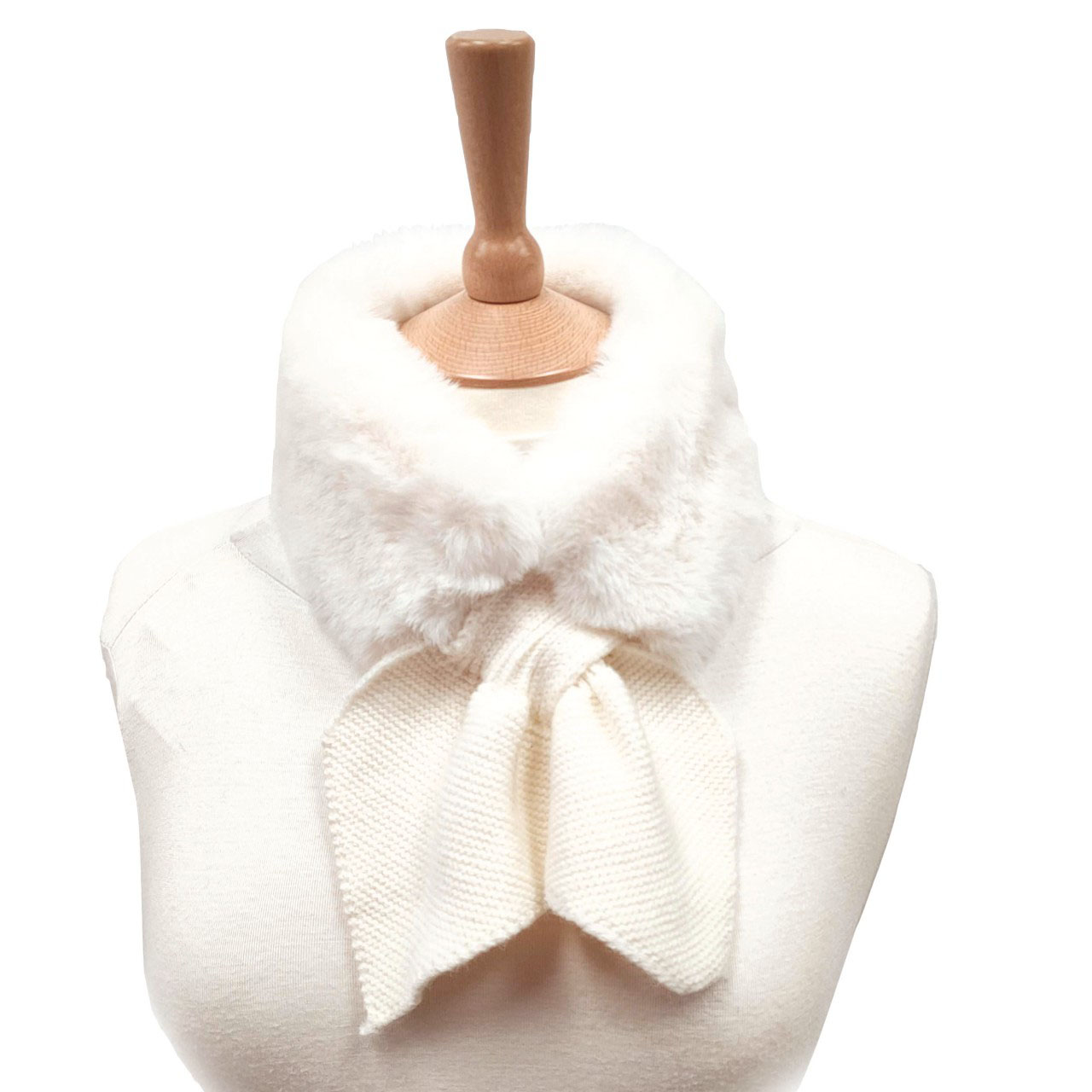 Ladies' Faux Fur Collar with Tie