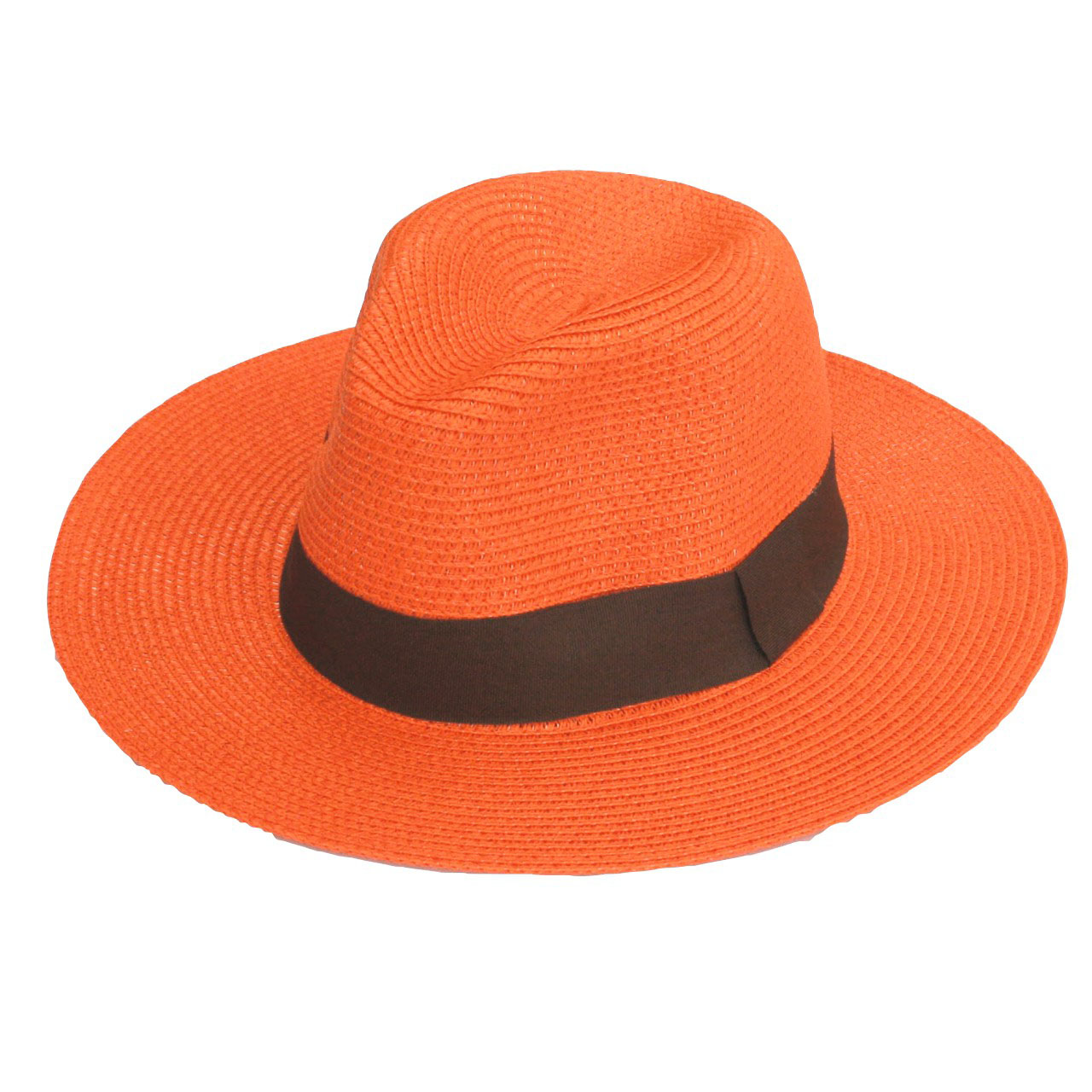 Chocolate, Ladies' Foldable Panama Hats