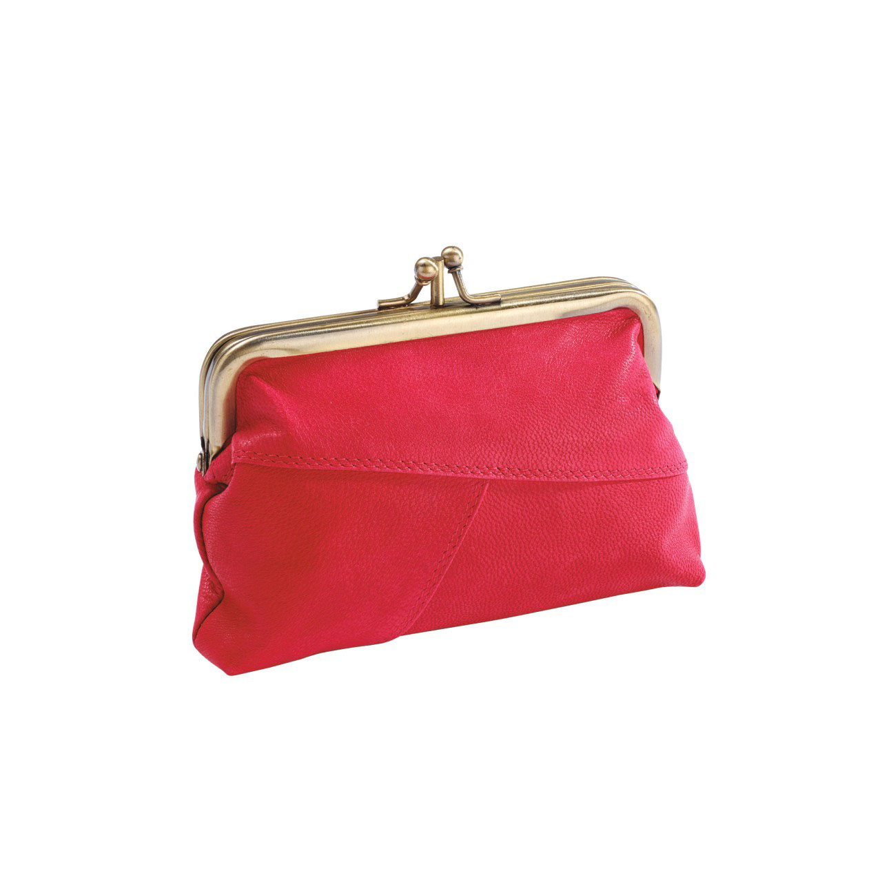 Ladies' Double Clip Framed RFID Purse