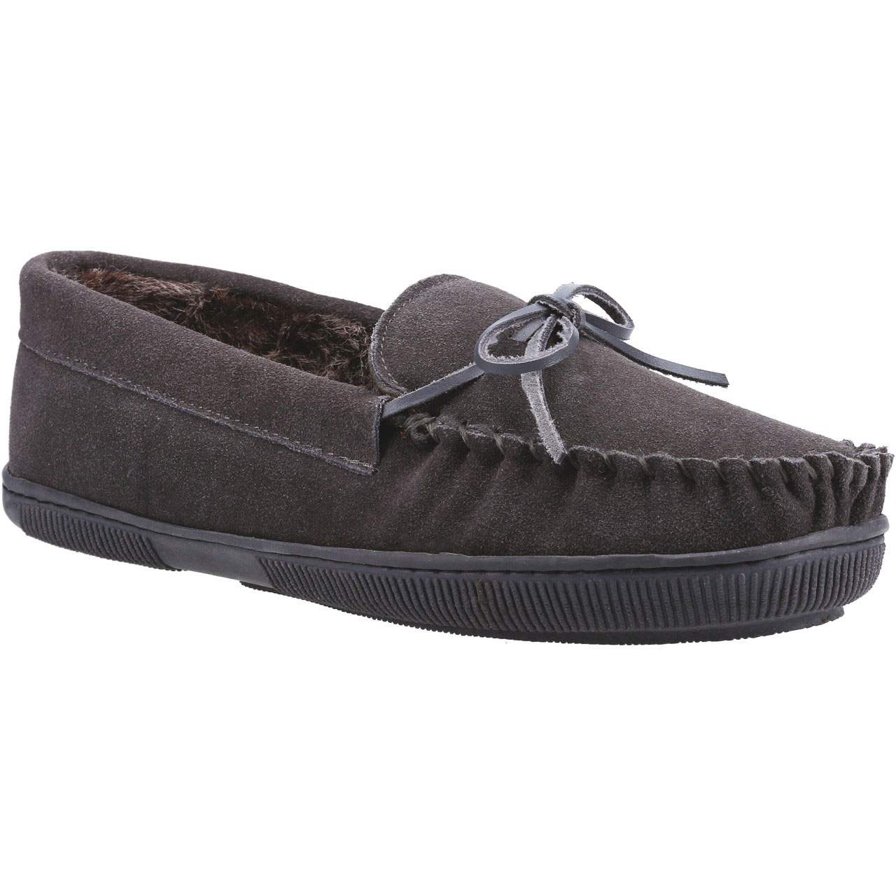 Men's Hush Puppies Suede Moccasin Slippers