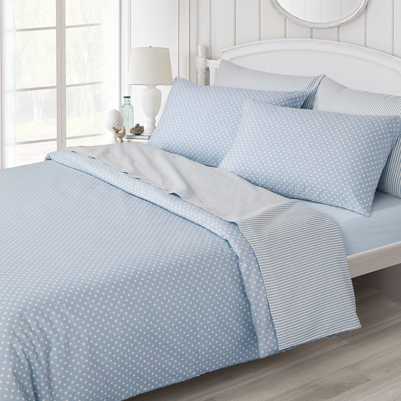 Reversible Brushed Cotton Duvet Cover