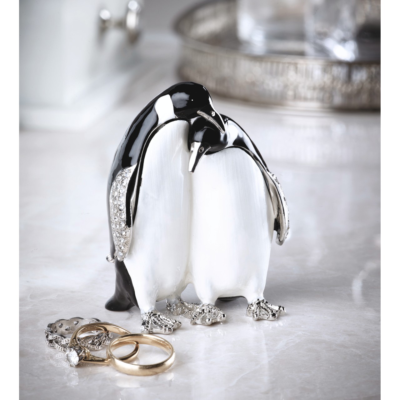 Penguin Love Trinket Box