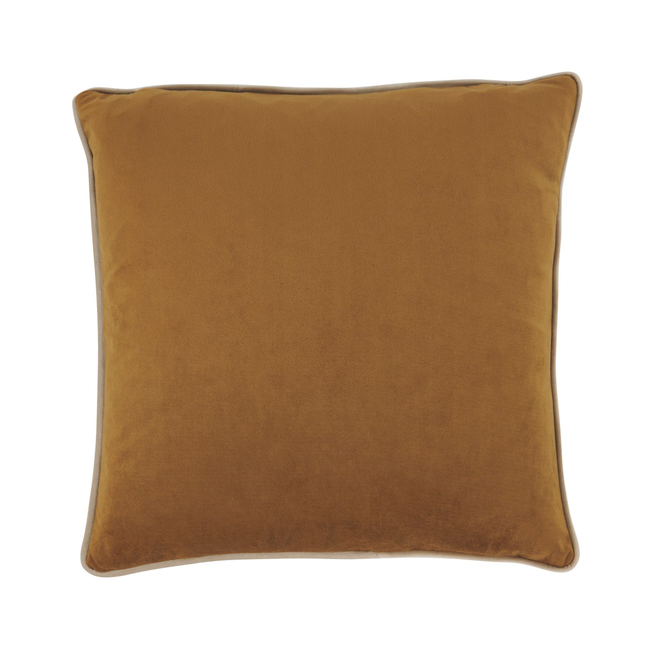 Velvet Scatter Cushion with Contrast Piping