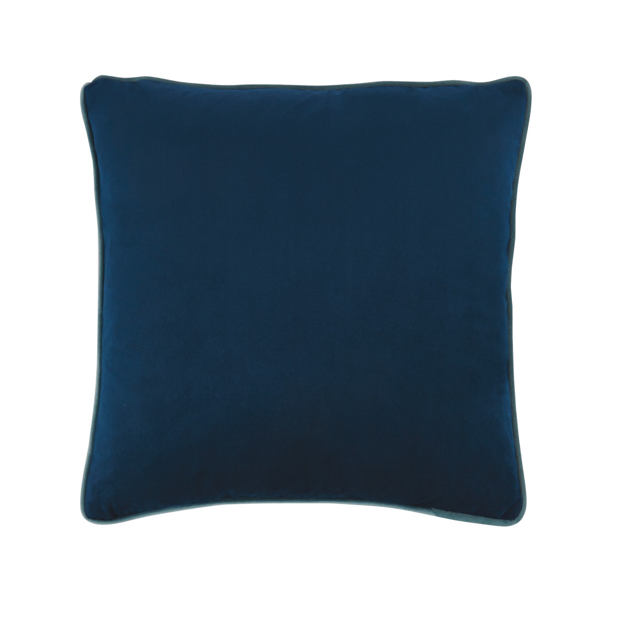 Velvet Scatter Cushion with Contrast Piping