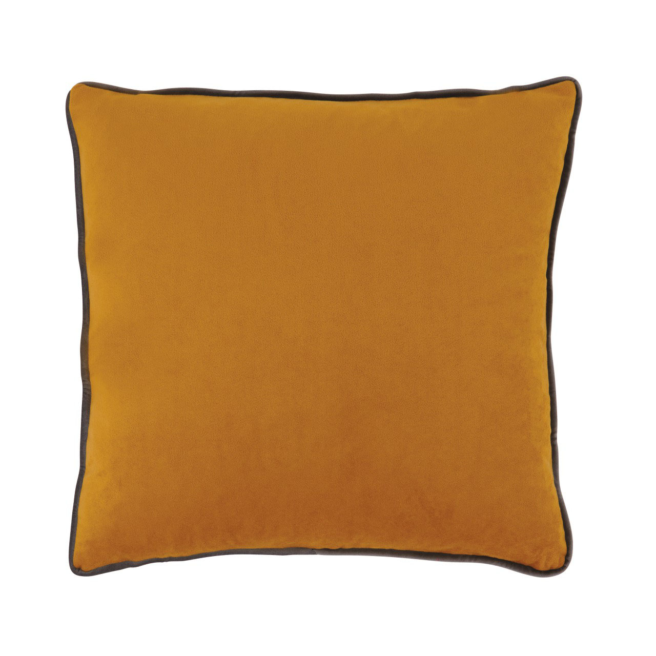 Velvet Scatter Cushion with Contrast Piping