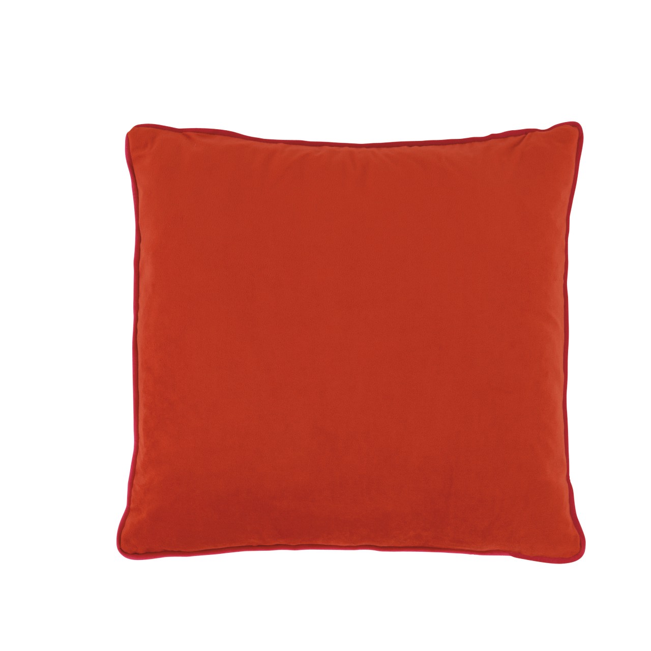 Velvet Scatter Cushion with Contrast Piping