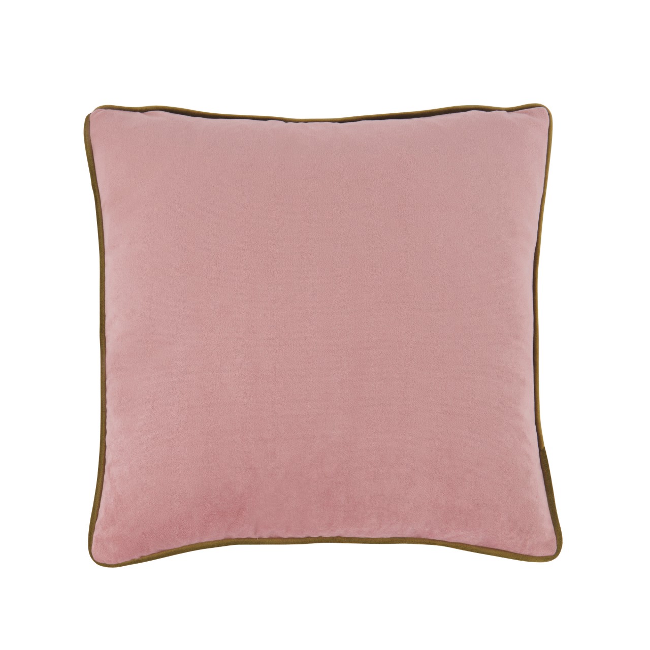 Velvet Scatter Cushion with Contrast Piping