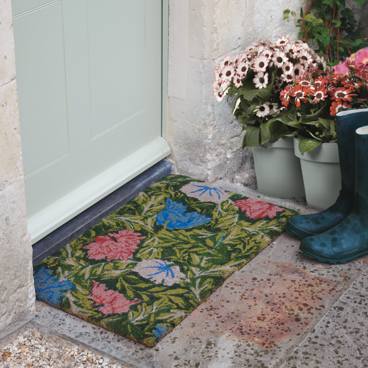 60 x 90cm English Garden Coir Doormat Pure Collection