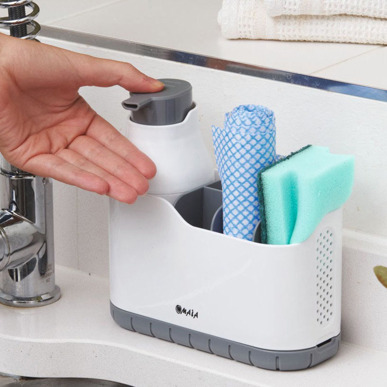 Sink Tidy with Soap Dispenser Scott's of Stow