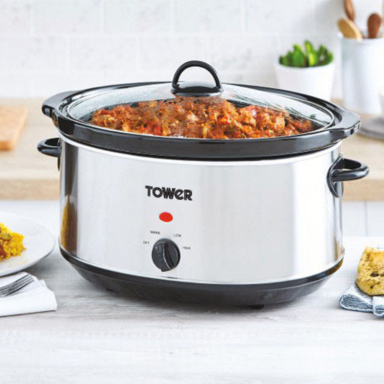 Tower Stainless Steel Slow Cooker