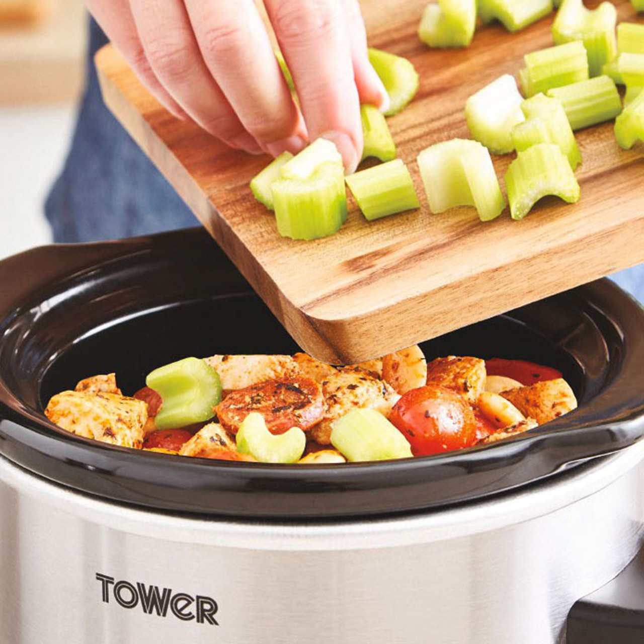 Tower Stainless Steel Slow Cooker