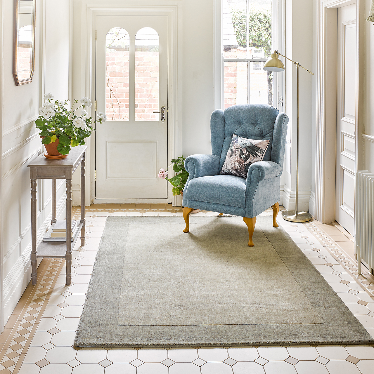 Borders Pure Wool Rug