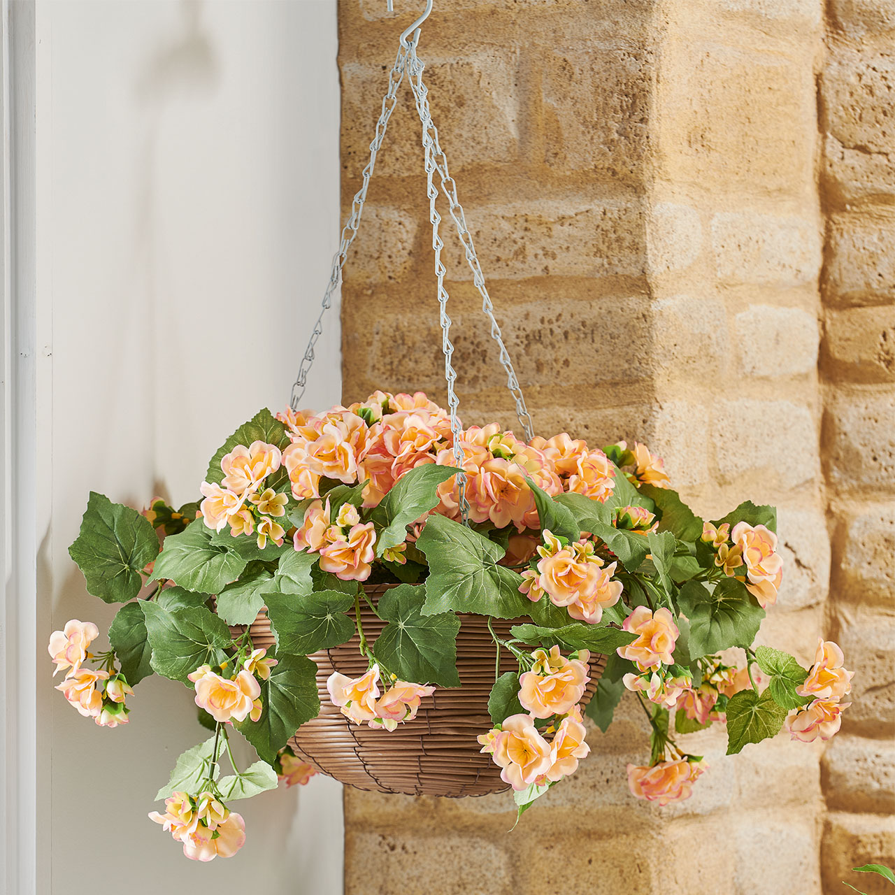 Regal Faux Flower Hanging Basket