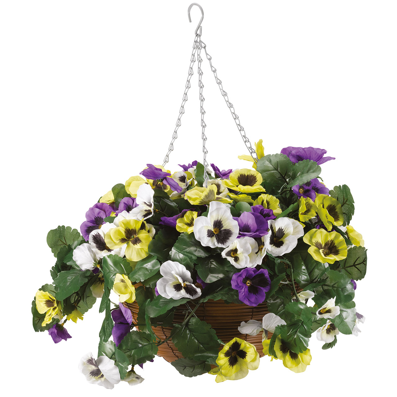 Regal Faux Flower Hanging Basket