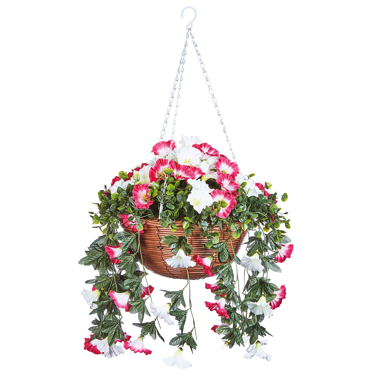 Regal Faux Flower Hanging Basket