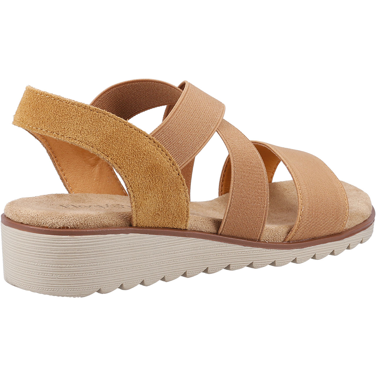 Beige Ladies Freesia Elasticated Sandals Scott s of Stow