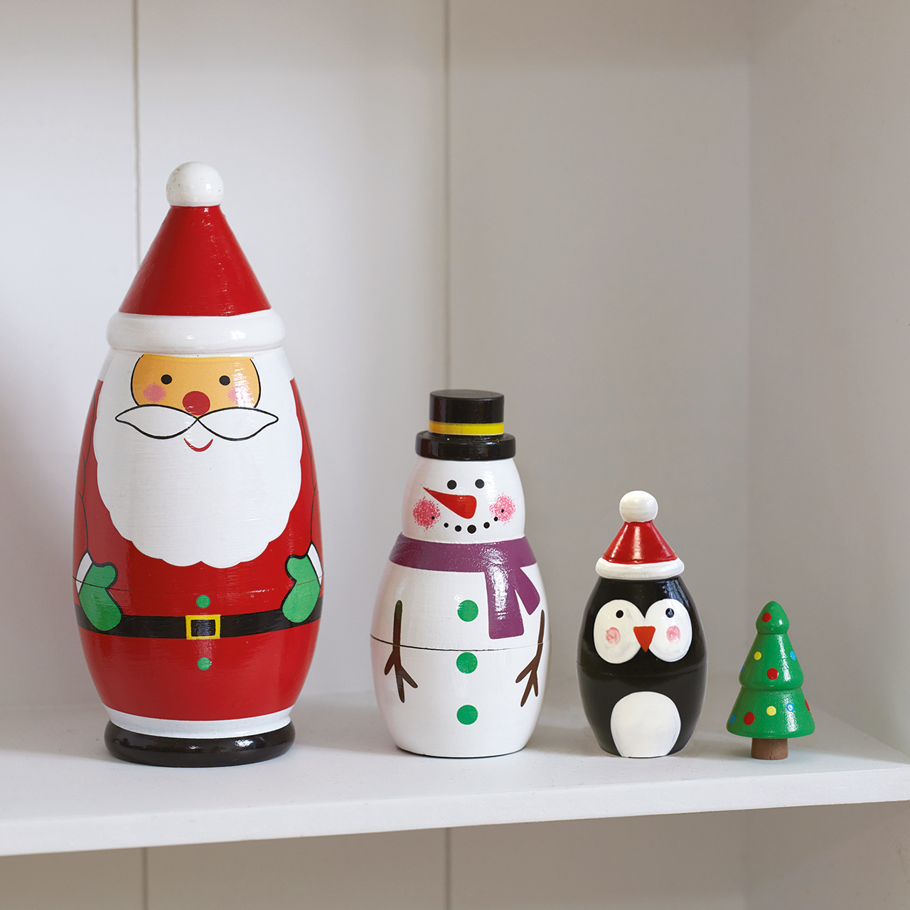 4-in-1 Secret Santa Figures