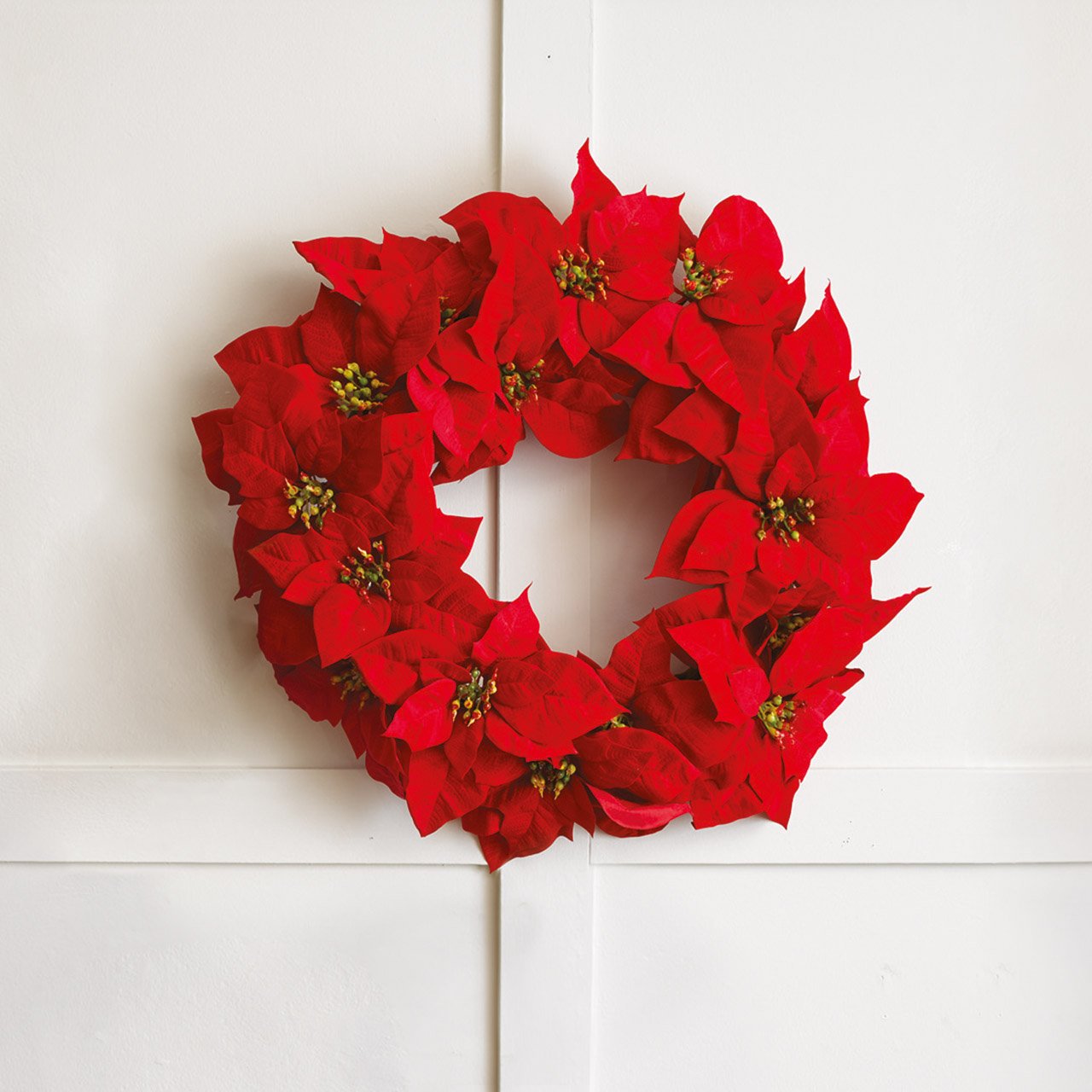 Poinsettia Wreath