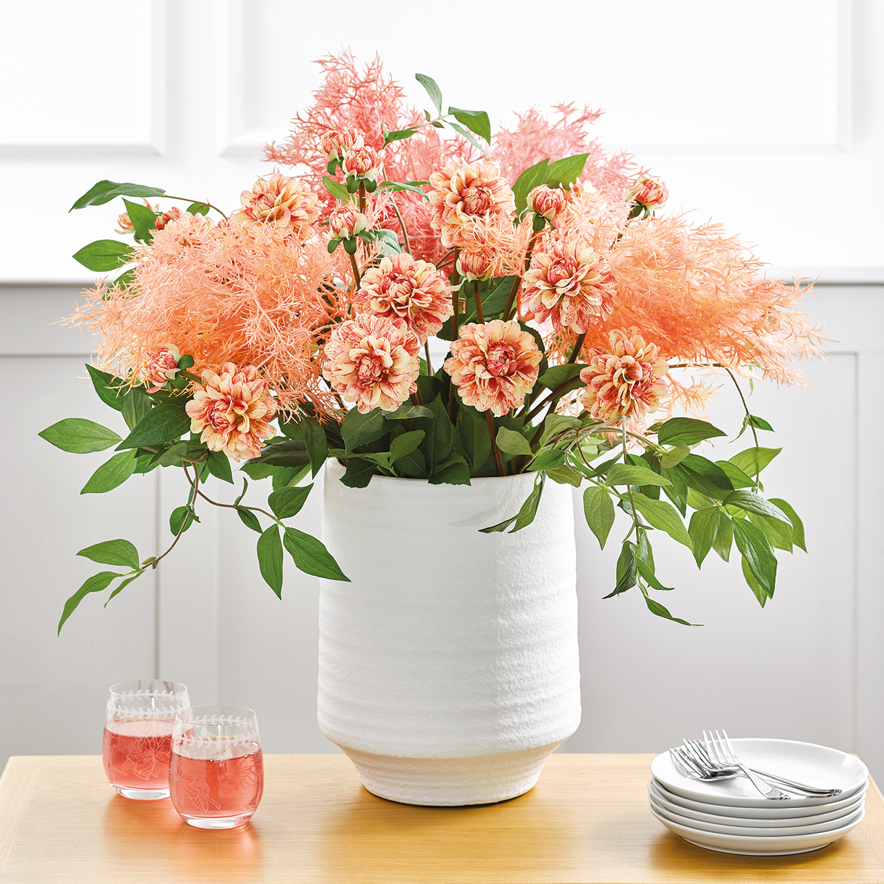 Pink Flowering Smoke Bush Spray