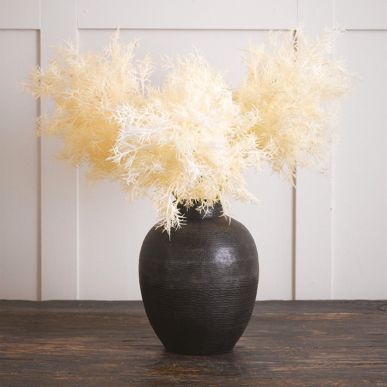Tall Ivory Flowering Smoke Bush Spray