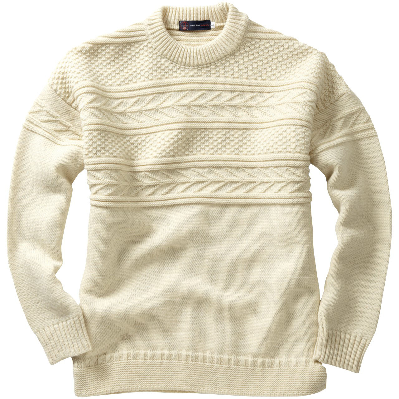 2XL | Pure British Wool Guernsey Sweater | Gift Discoveries