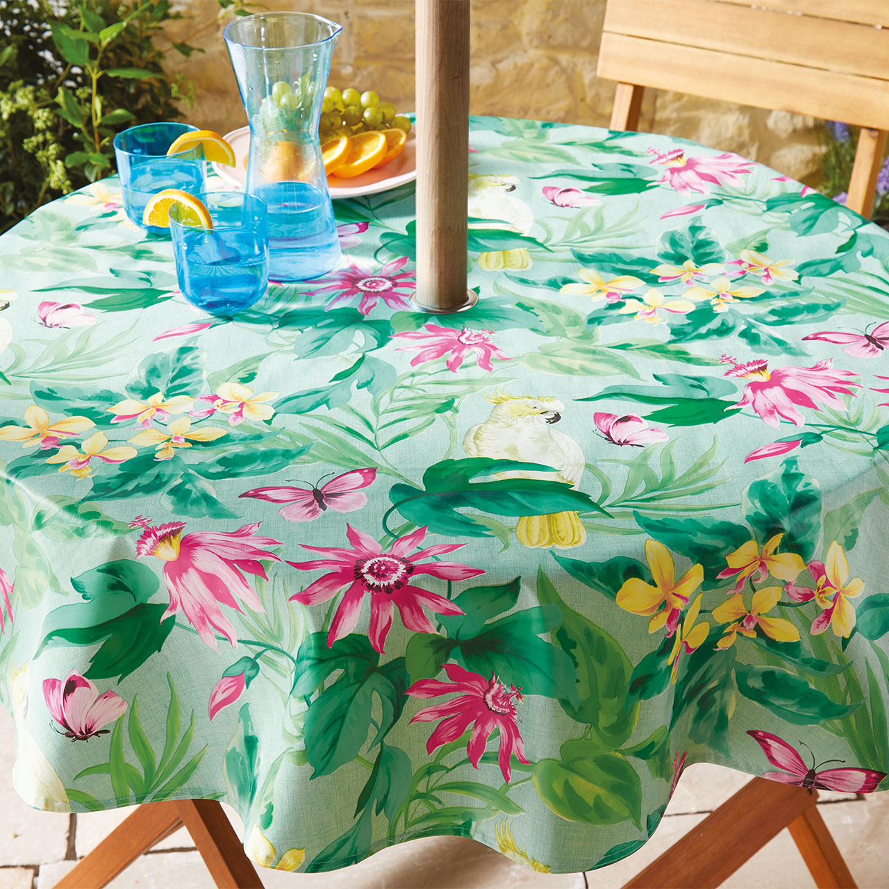 Poppy Outdoor PVC Tablecloths Scott's of Stow